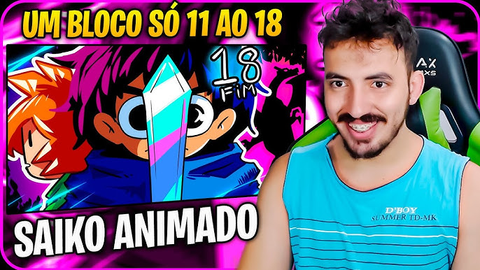 PROTAGONISTAS E BUDA REAGEM A ANIMAÇÕES DO SAIKO e YCARO NO GACHA LIFE 