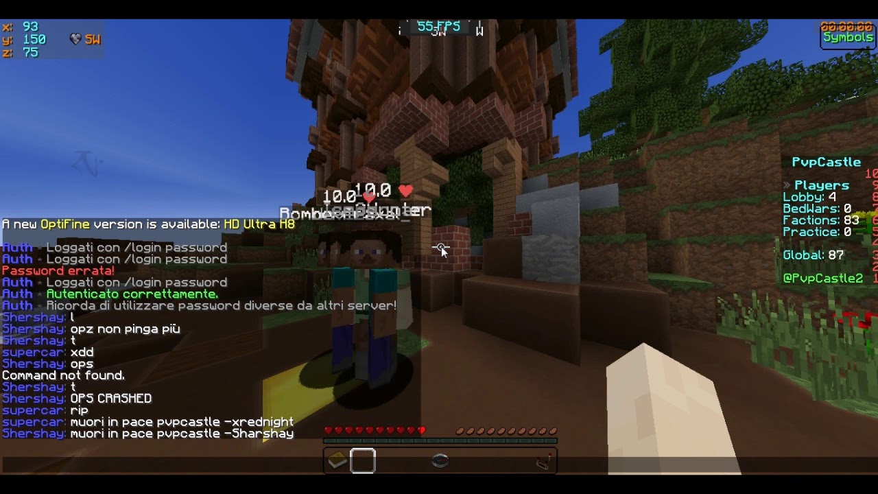 PvPCastle | Server is restarting :)