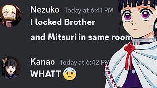 If Nezuko locked Tanjiro and Mitsuri in a Room.....
