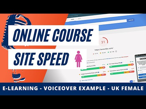An English Female E-learning Voiceover - Online Video Course VO Example - Website Optimisation
