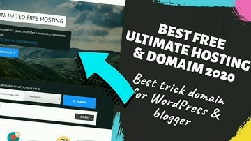 Get Free Unlimited hosting + Domain 2020-21 | Connect with WordPress.org & blogger