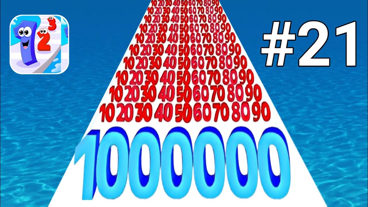 Number Master Runner and Marge vs Count Master Runner gameplay walkthrough Android ios 🎮😲💪x777