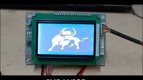 12864 GLCD BITMAP IMAGES ON 5.1 AUDIO DSP REMOTE KIT FOR WELCOME SCREEN