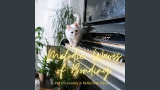 Echoes of Pet Bonding: Melodic Waves in Reflective Piano