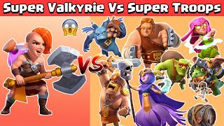 Super Valkyrie Vs Super Troops | Clash of Clans Autumn Update 2020