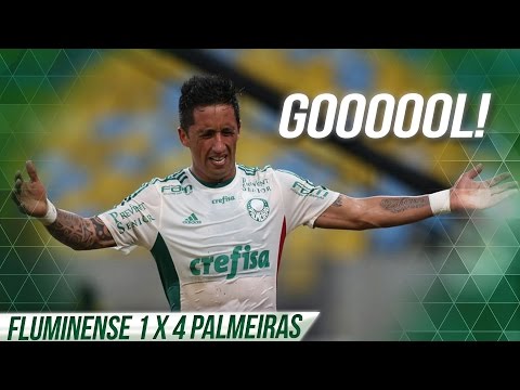 Gols - Fluminense 1 x 4 Palmeiras - Brasileirão 2015