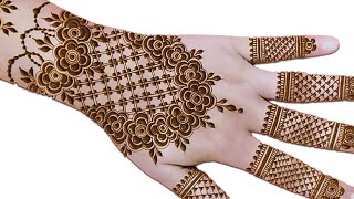 Mehndi Design Back Hand Simple Design 👉 Simple & New Mehndi Design 2021 Must Watch! screenshot 1