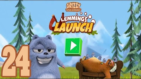 Grizzy and the Lemmings: Lemming Launch - Gameplay walkthrough Part 24 (Android, IOS)