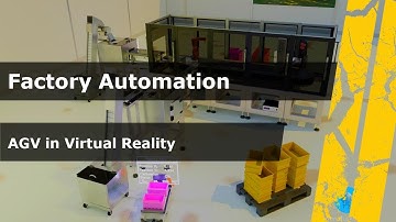 Factory Automation & Virtual Reality / Automated Guided Vehicles testing in Virtual Reality
