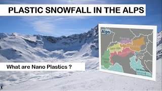 Why PLASTICS is raining down in Alps ? #nanoplastics #plasticsnowfall