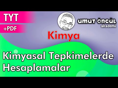 Kimya | TYT | 10.Sınıf | Kimyasal Tepkimelerde Hesaplamalar | +PDF