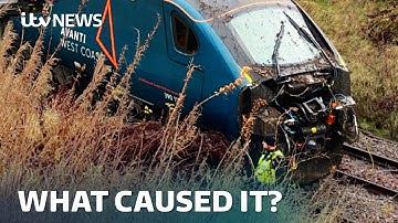 Train derails and crashes in Cumbria causing travel disruption | ITV News