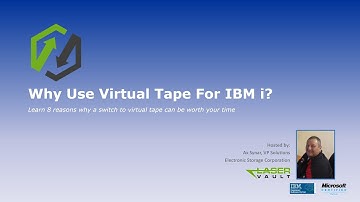 Why Use Virtual Tape For IBM i Backups