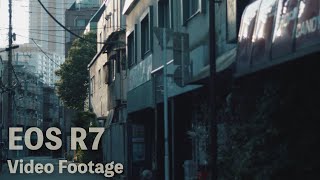 Tokyo early morning, Canon EOS R7 cinematic video