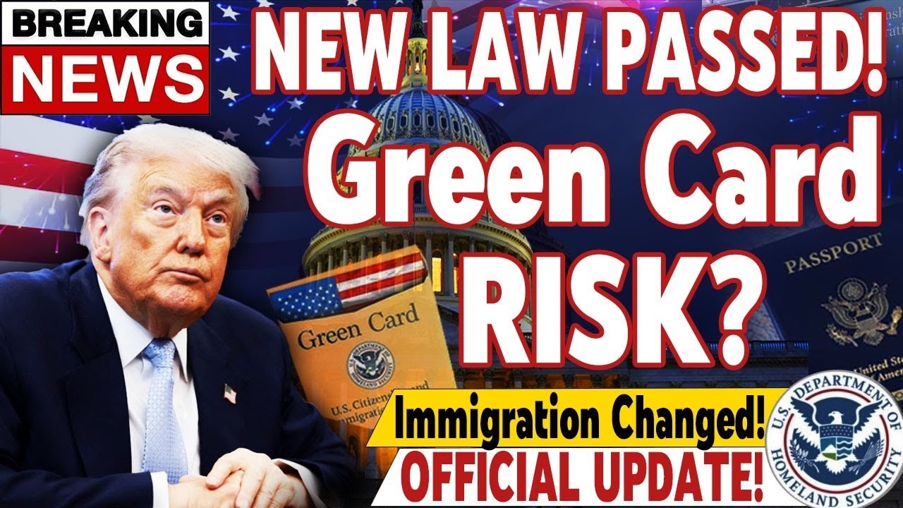 💥 BREAKING  Congress Passes New Immigration Law – Green Card Holders ALERT – Act NOW! 1080p caption