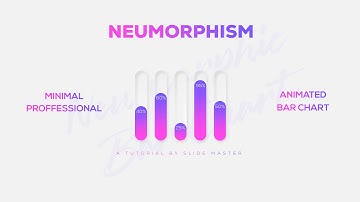 Neumorphic Animated Bar Chart 🔥 in PowerPoint - Minimal & Professional