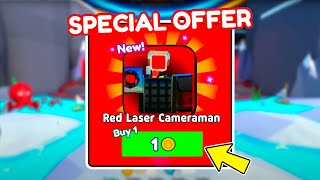 *New* Red Laser Cameraman!! - Toilet Tower Defense Concept