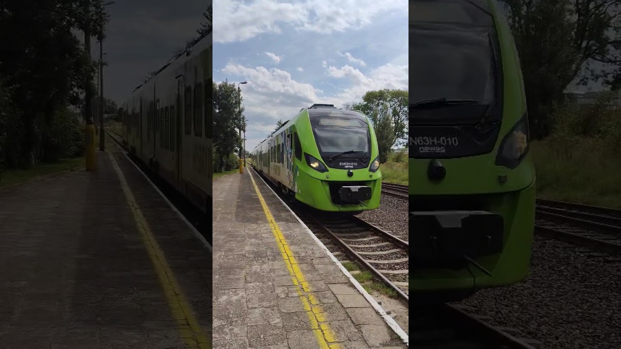 Hybrydowy Newag EN63H-010 w Darłowie 