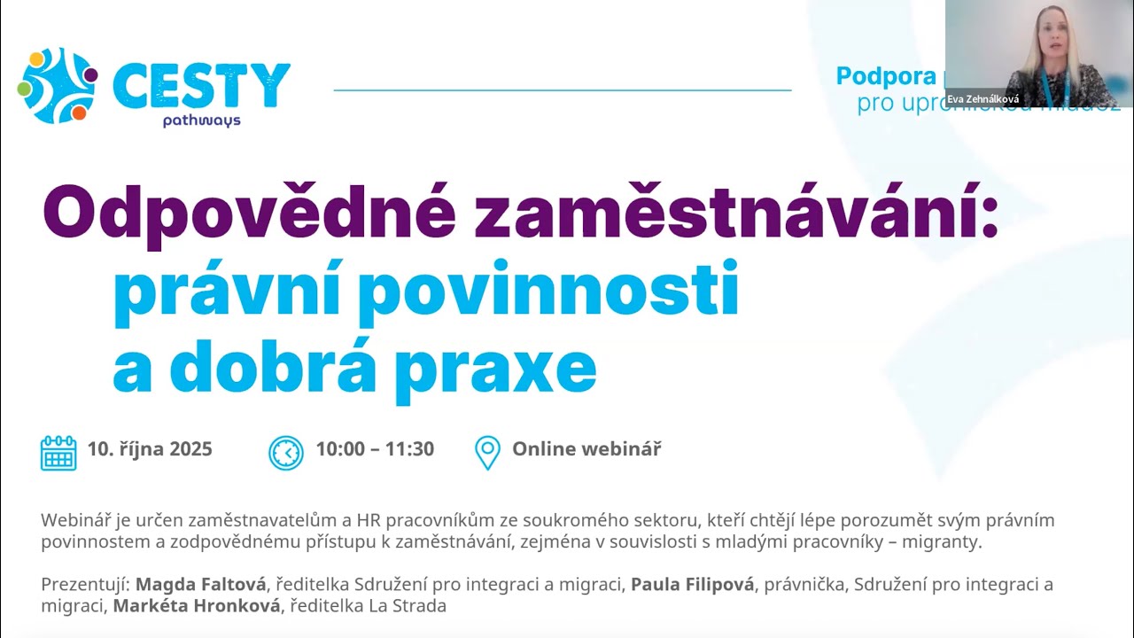 Odpovědné zaměstnávání: právní povinnost a dobrá praxe