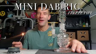 The Biggest rips from a Mini Dab Rig | Freeze Pipe