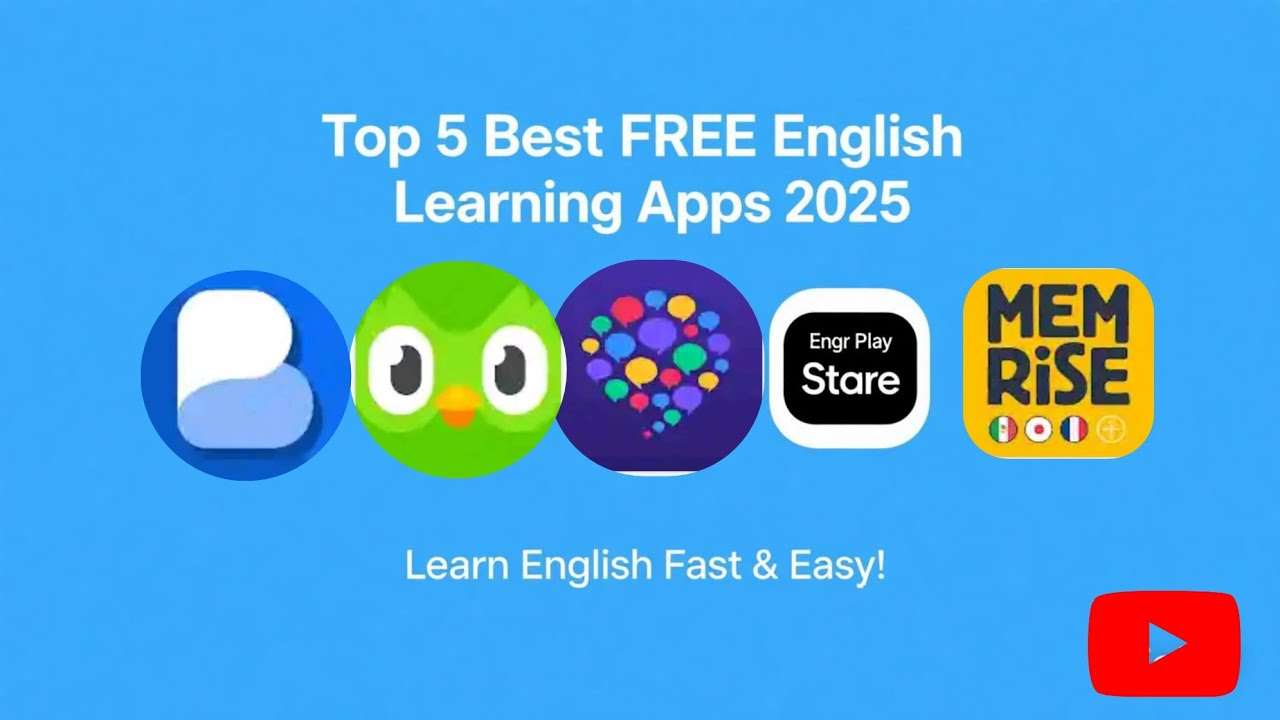 best English learning apps 2025/ top 5 free English learning apps on ...