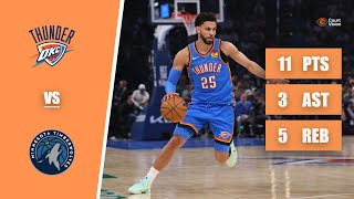 Ajay Mitchell - 11 Points, 3 Assists, 5 Rebounds vs Timberwolves - 2025-26 Regular Season