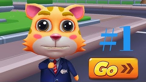 cat Runner game Play video | Cat collect coins Subway runner game video #1