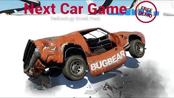 Next Car Game Free Technology Demo - Slow Motion Crash Tests 2