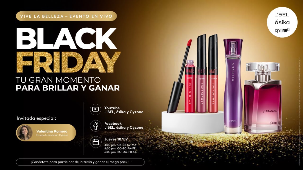Black Friday | Evento en vivo 🔴 | L'Bel, ésika y Cyzone