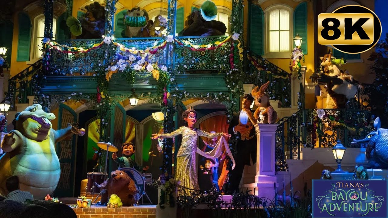 Tiana's Bayou Adventure Magic Kingdom 8K ~ GO PRO!