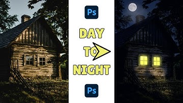 Convert Day Scene to Night Time ||Adobe Photoshop || Full Tutorial