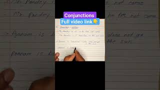 Conjunction english conjunction words