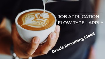 ORC  ( Oracle Recruiting Cloud) -  Job Application Flow  Apply
