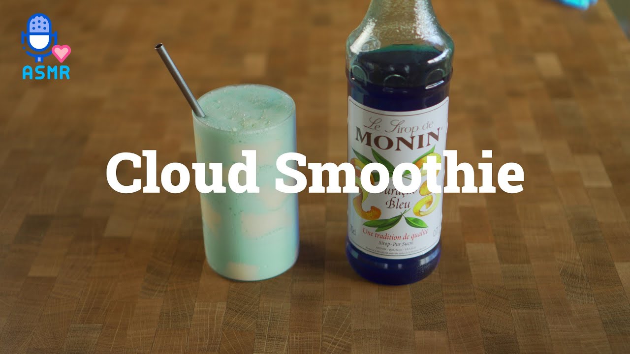 [ASMR] Cloud Smoothie l Blue Curacao magic
