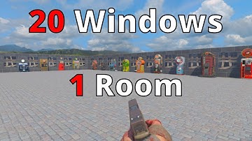20 Windows 1 Room Custom Zombies Challenge
