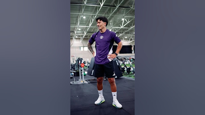 Lisandro Martinez continues his rehabilitation from injury as he gears towards his return to action