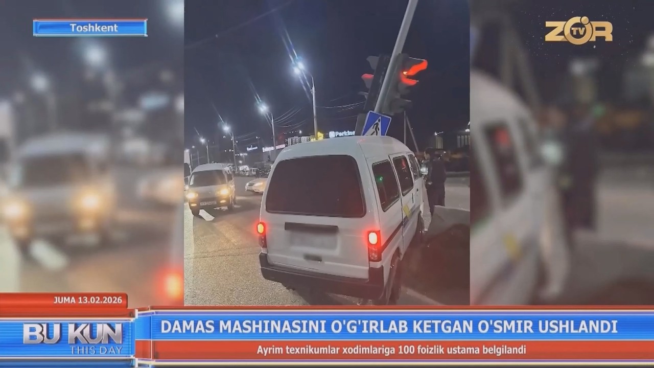 “Damas” mashinasini oʻgʻirlab ketgan oʻsmir ushlandi