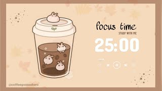 25/5 Pomodoro Study Timer for Deep Focus | Soft Music | Productivity Timer screenshot 1