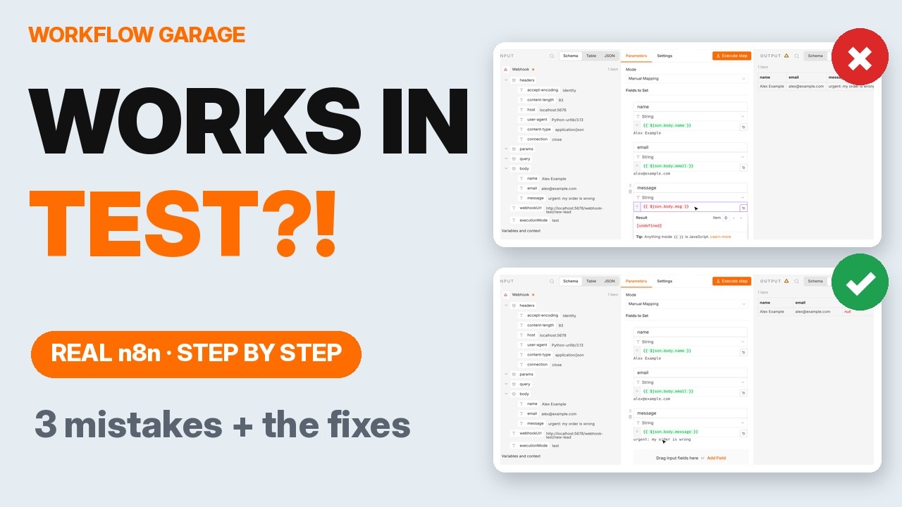 Why Does Your n8n Workflow Work in Testing but Not Live? (3 Beginner ...