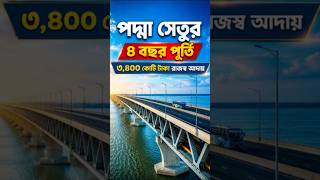 পদ্মা সেতুর ৪ বছর পূর্তি | ৩,৪০০ কোটি টাকা রাজস্ব আদায় #mehediview #PadmaBridge #পদ্মা_সেতু #shorts