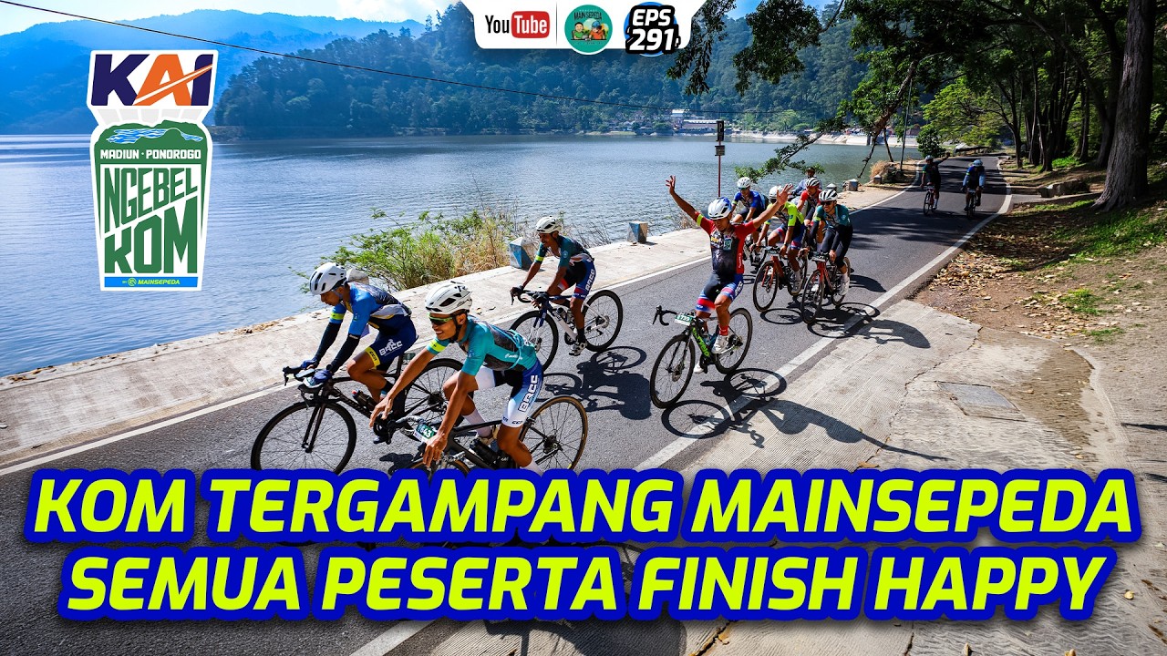 KOM Tergampang Mainsepeda, Semua Peserta Finish Happy di KAI Ngebel KOM 2026