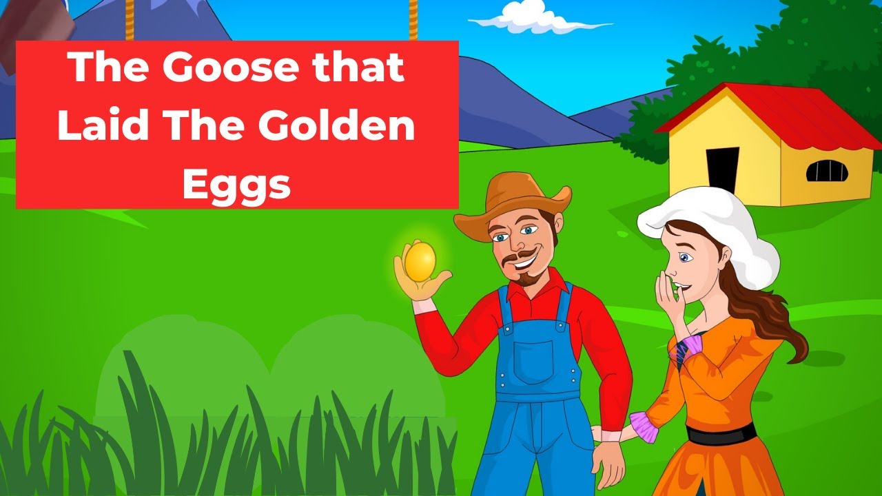 The Goose that laid Golden Eggs Story in English | Bedtime Stories in ...
