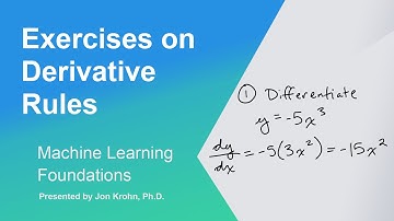 Exercises on Derivative Rules — Topic 56 of Machine Learning Foundations