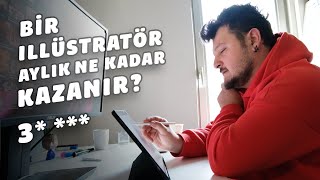 BİR ILLUSTRATOR (ÇİZER) AYLIK NE KADAR KAZANIR? | OFİS VLOGU