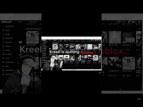 Kreekcraft is quitting Roblox… #blowup #roblox #fypシ゚viral #shorts #robloxshorts #kreekcraftisdone