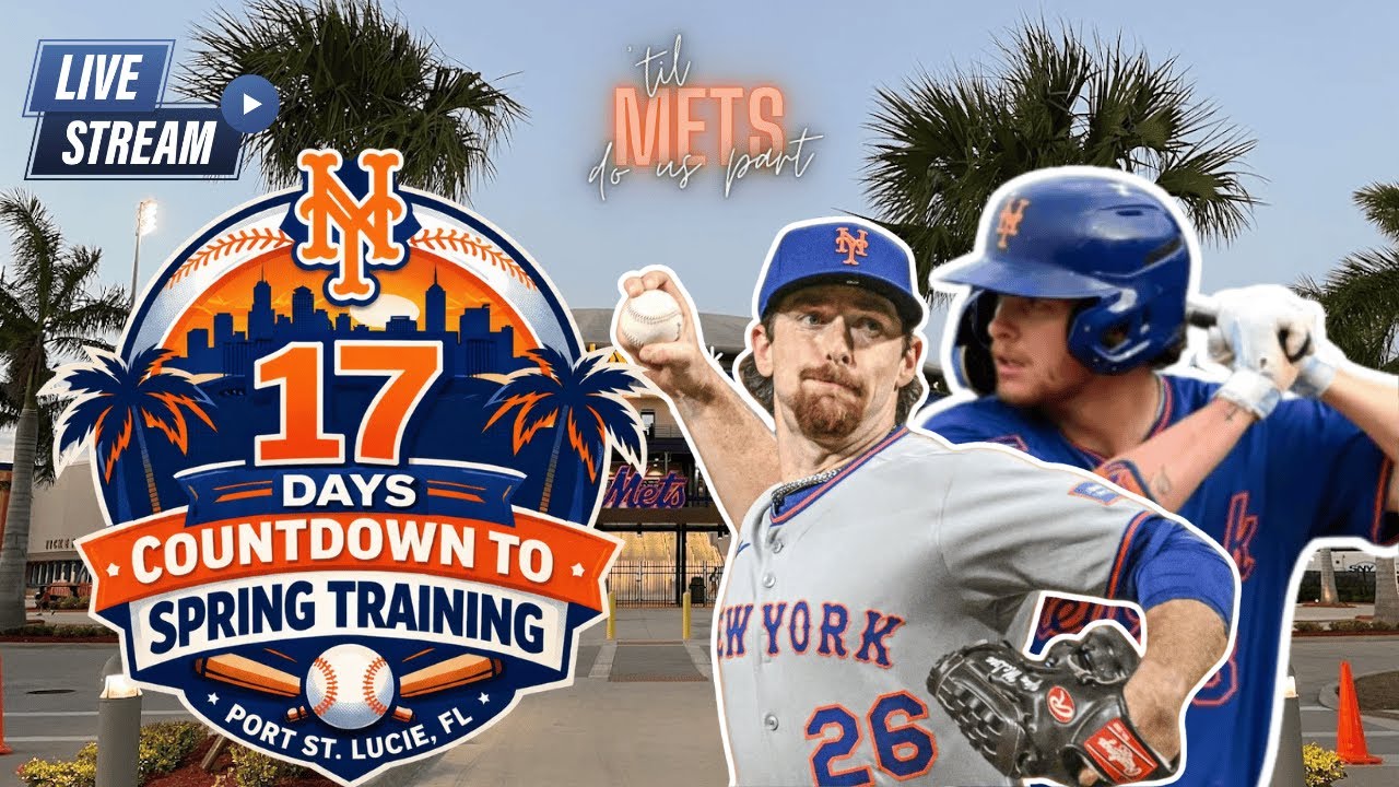 Mets COUNTDOWN TO SPRING TRAINING + LATEST NEWS - YouTube