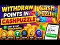 how to widrwal point in CASHPUZZLE app ?? #viral #cashpuzzle #video #views