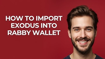 How to Import Exodus into Rabby Wallet - UPDATED!