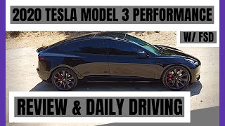 2020 Tesla Model 3 Performance FSD In Depth Review | Daily Driving Fast Electric Car