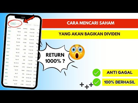 Cara Mencari Saham Yang Akan Bagikan Dividen